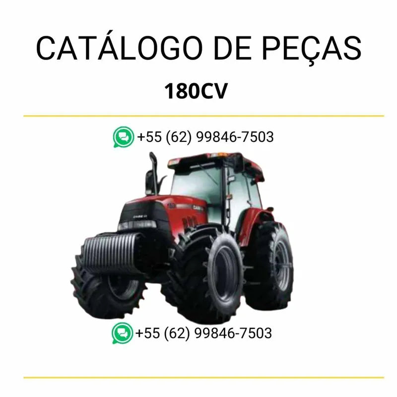 Catálogo de peças dos tratores Case Maxxum 135, 150, 165 e 180CV em PDF, com diagramas detalhados e lista completa de componentes originais.