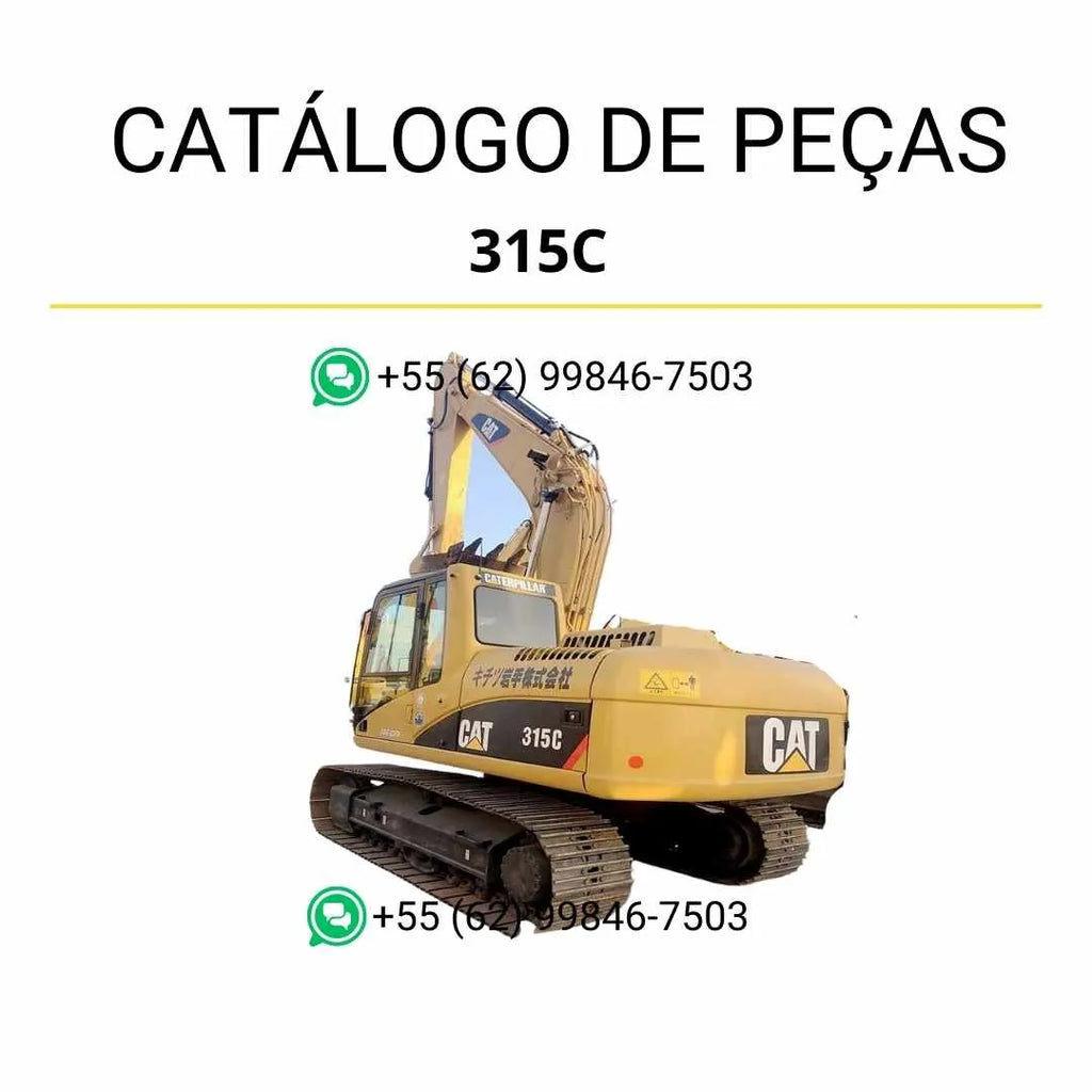 CATALOGO DE PEÇAS CATERPILLAR - 315C - ESCAVADEIRA EM PDF