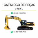 Catálogo de peças da escavadeira Caterpillar 336D L em PDF com diagramas detalhados, ilustrações técnicas e lista completa de componentes originais.