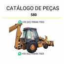 Catálogo de peças da retroescavadeira Caterpillar 580 Super L em PDF com diagramas técnicos detalhados e lista completa de componentes originais.