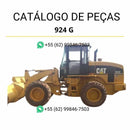 Catálogo de peças das carregadeiras Caterpillar 924G e 924GZ em PDF com diagramas técnicos detalhados e lista completa de componentes originais.