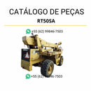 Catálogo de peças Caterpillar RT50SA em PDF com ilustrações técnicas precisas e lista detalhada de componentes originais do manipulador telescópico.
