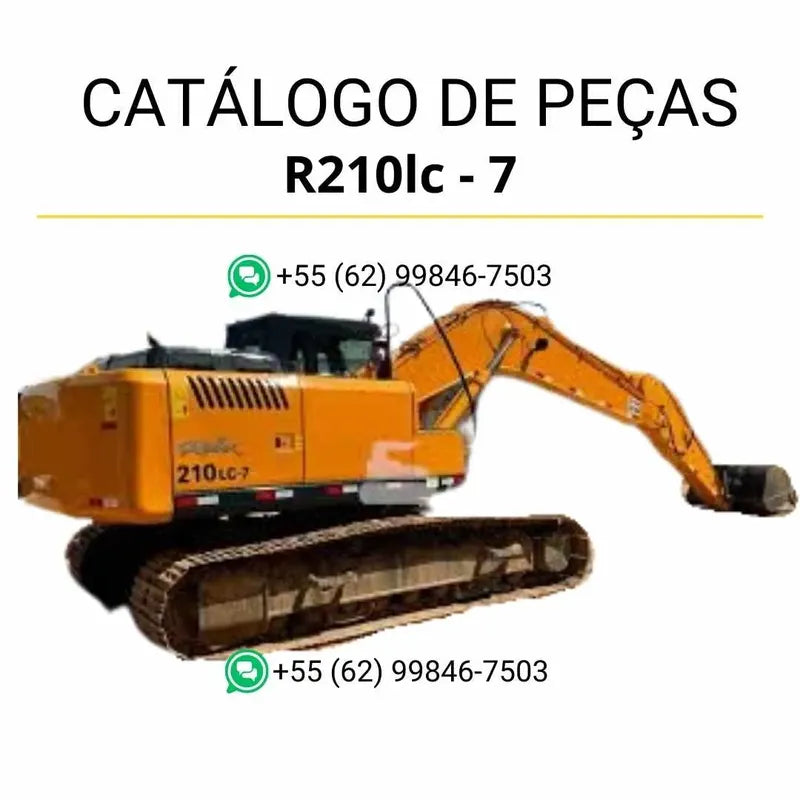 Capa do Catálogo de Peças Hyundai R210LC-7 (série