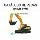 Catálogo de peças Hyundai R480LC-9MH em inglês, PDF técnico com diagramas ilustrados e lista detalhada de componentes originais da escavadeira.