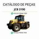 Catálogo de peças JCB 3190 Fastrac em PDF com diagramas ilustrados e identificação completa dos componentes originais