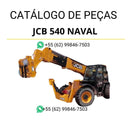 Catálogo de peças JCB 540 Naval para máquinas militares em PDF, com ilustrações técnicas e componentes originais do equipamento