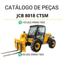 Catálogo de peças JCB 8018 CTSM para máquinas militares em PDF, com diagramas técnicos e lista completa de componentes originais