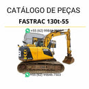 Catálogo de peças JCB Fastrac 130t-55 em PDF com ilustrações técnicas detalhadas e identificação completa dos componentes