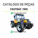Catálogo de peças JCB Fastrac 150t em PDF com diagramas ilustrados e identificação completa de componentes originais