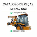 Catálogo de peças JCB Liftall 1253 em PDF com ilustrações técnicas e identificação completa de componentes originais