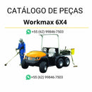 Catálogo de peças JCB Workmax 6x4 em PDF com diagramas detalhados e identificação completa dos componentes originais
