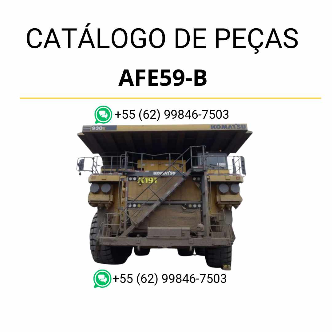 Catálogo de peças Komatsu 930E-4 em PDF com visão técnica dos conjuntos e referência organizada para o caminhão basculante