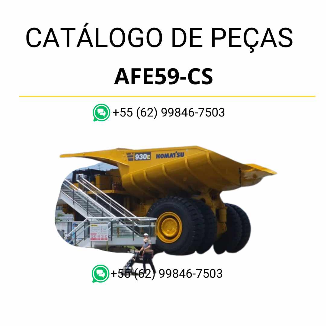 Catálogo de peças Komatsu 930E-4 em PDF, com ilustrações técnicas organizadas e identificação detalhada dos componentes do caminhão basculante