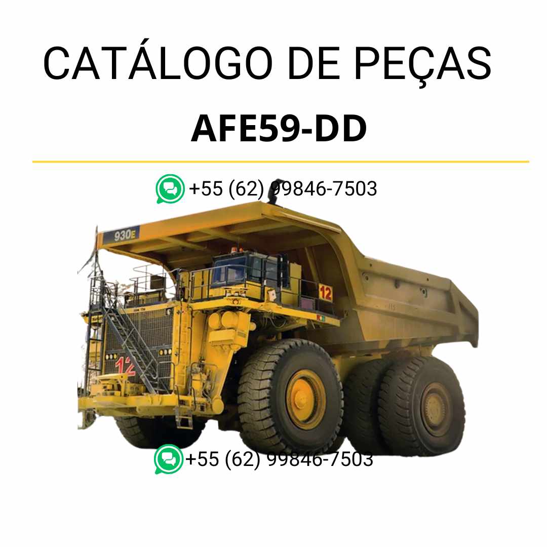 Catálogo de peças Komatsu 930E-4 em PDF, com detalhamento técnico completo e identificação organizada dos componentes do caminhão basculante
