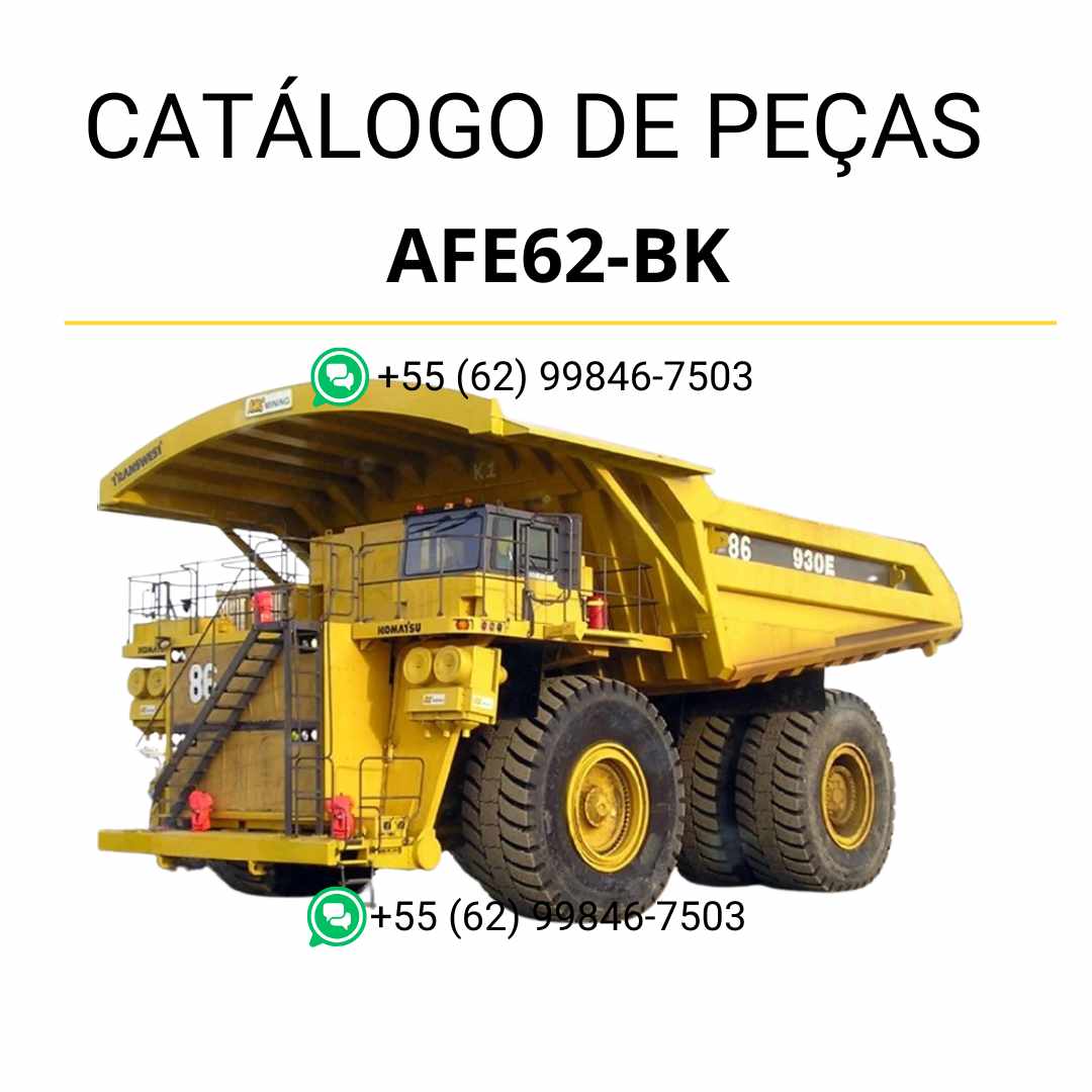 Catálogo de peças em PDF da Komatsu 930E-4SE, com diagramas técnicos precisos e identificação completa dos componentes do caminhão basculante