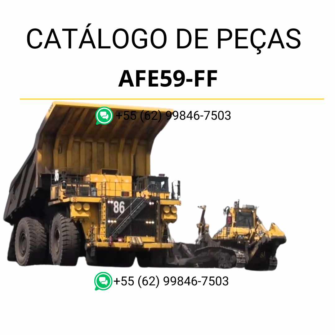Catálogo de peças Komatsu AFE59-FF 930E-4 em PDF com diagramas técnicos detalhados e lista completa de componentes do caminhão basculante