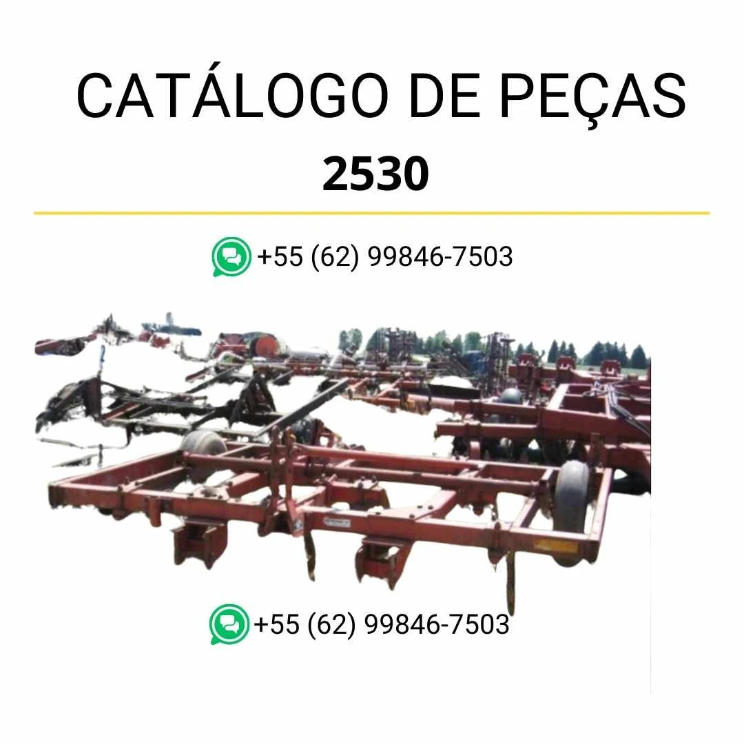 Catálogo de peças Massey Ferguson 2510 e 2530 Arado de Cinzel em PDF com ilustrações técnicas e lista completa de componentes