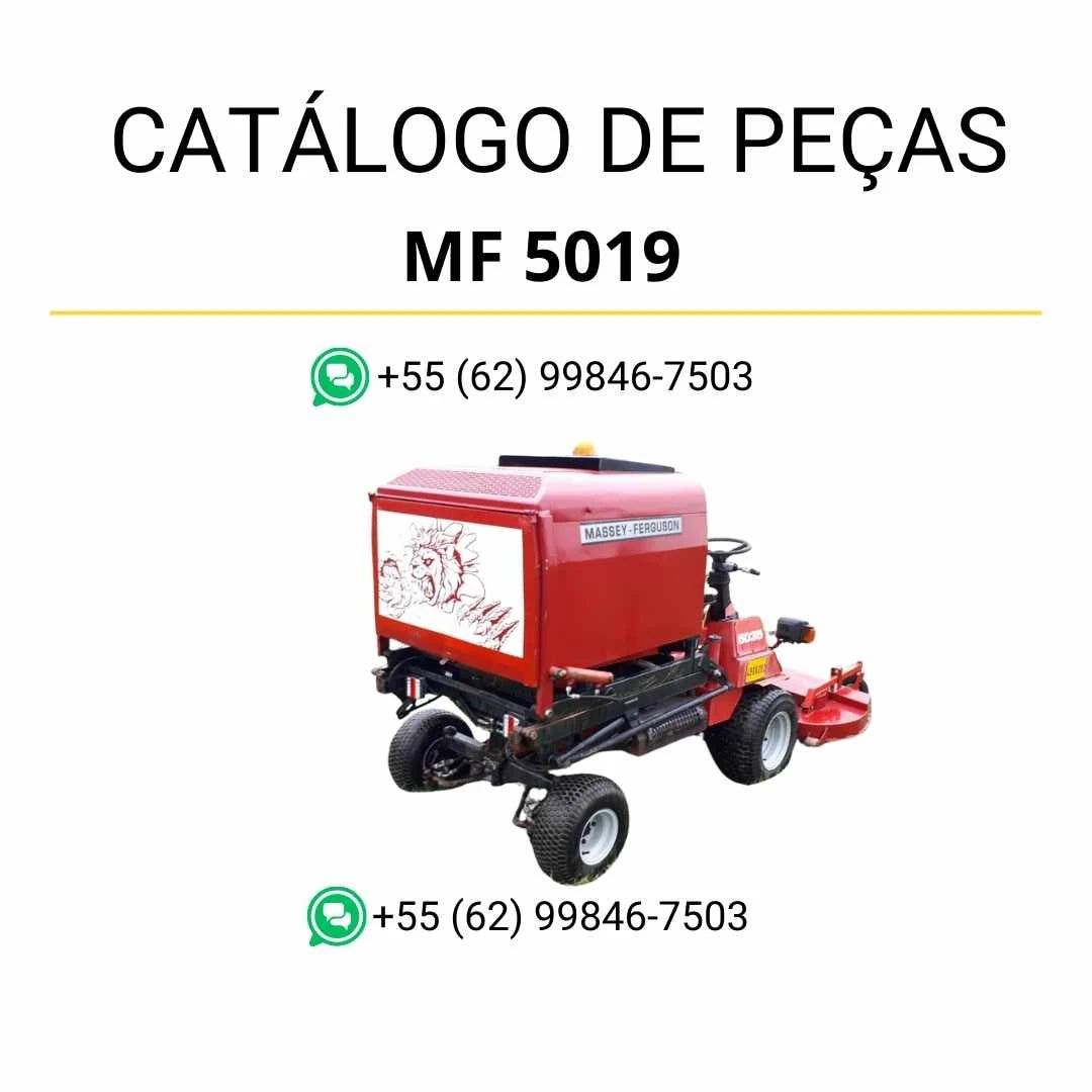Catálogo de peças Massey Ferguson MF 5019, 5020, 5025 e 5035 em PDF, com ilustrações técnicas e identificação completa dos componentes.