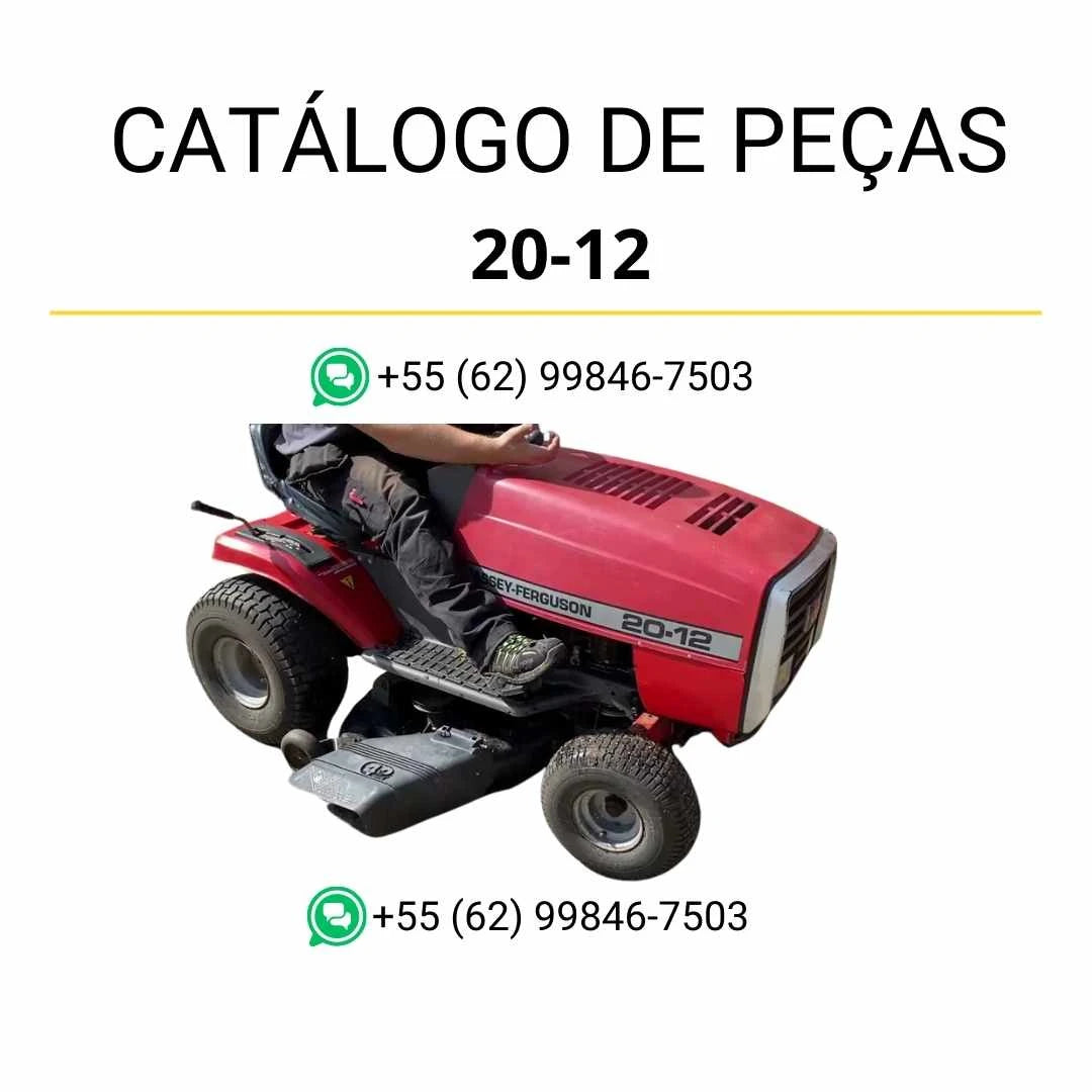 Catálogo de peças Massey Ferguson MF10-10, 20-12, 30-13 e 15 em PDF, com diagramas técnicos e identificação detalhada dos componentes mecânicos.