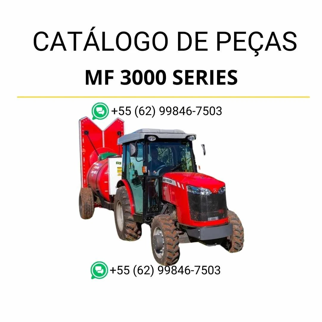 Catálogo de peças Massey Ferguson MF 3000 Series (LP3000) em PDF com diagramas completos e identificação detalhada dos conjuntos