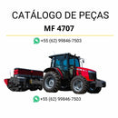 Catálogo de peças Massey Ferguson MF 4707 em PDF, com ilustrações técnicas e identificação completa de todos os componentes do trator