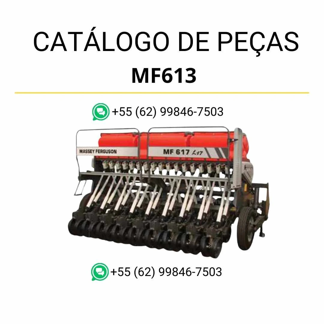 Catálogo de peças Massey Ferguson MF613, 617 e 621L em PDF com ilustrações técnicas completas e identificação detalhada dos componentes
