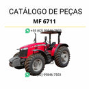 Catálogo de peças Massey Ferguson MF 6711 ECO4 Tier 2-3 em PDF com diagramas detalhados e componentes originais
