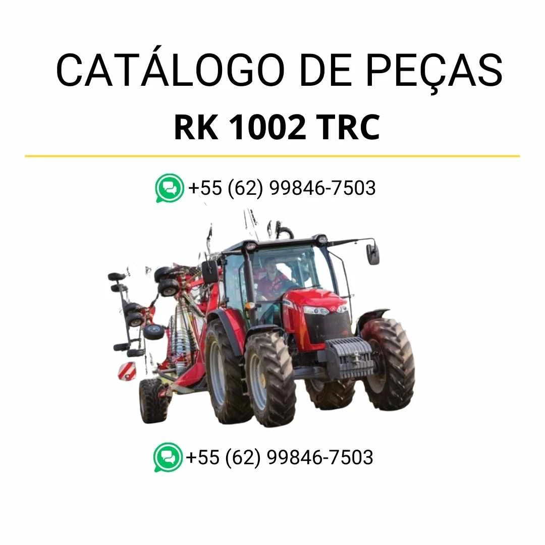 Catálogo de peças Massey Ferguson RK1002 TRC MF NA NYY em PDF com ilustrações detalhadas e identificação técnica dos componentes