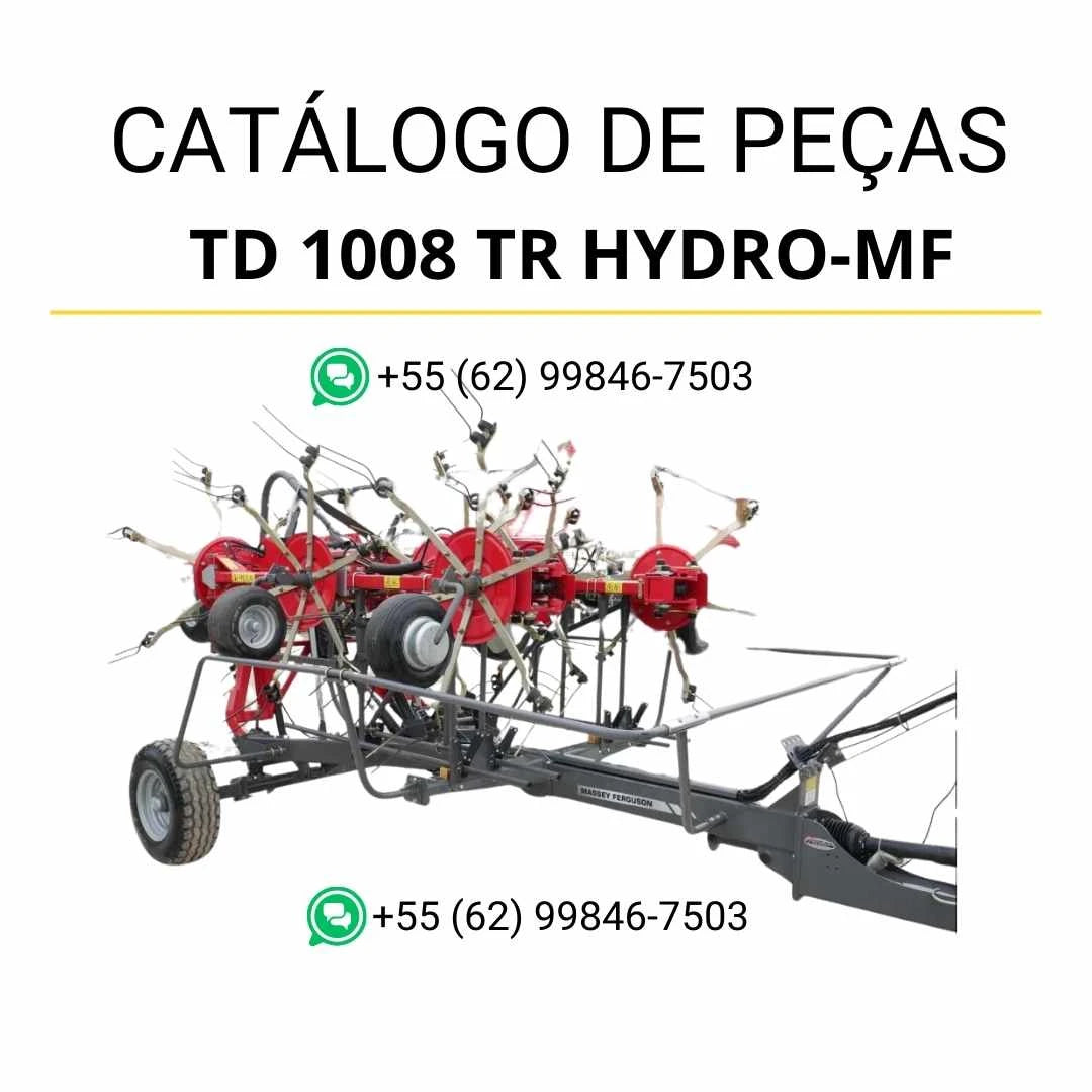 Catálogo de peças Massey Ferguson TD 1008 TR Hydro MF / NVV em PDF com ilustrações técnicas e identificação completa dos componentes