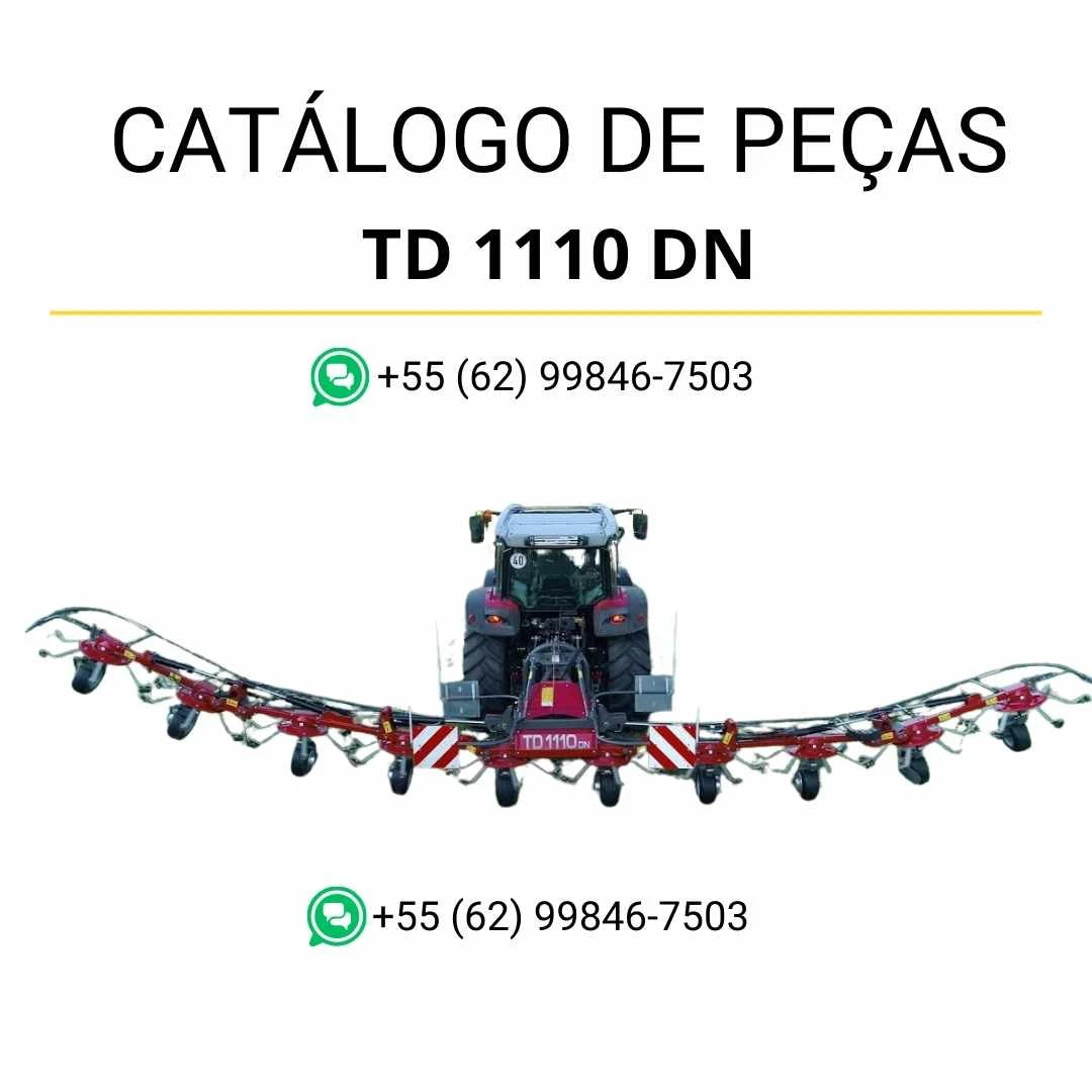 Catálogo de peças Massey Ferguson TD 1110 DN / MF em PDF com diagramas técnicos e identificação detalhada dos componentes