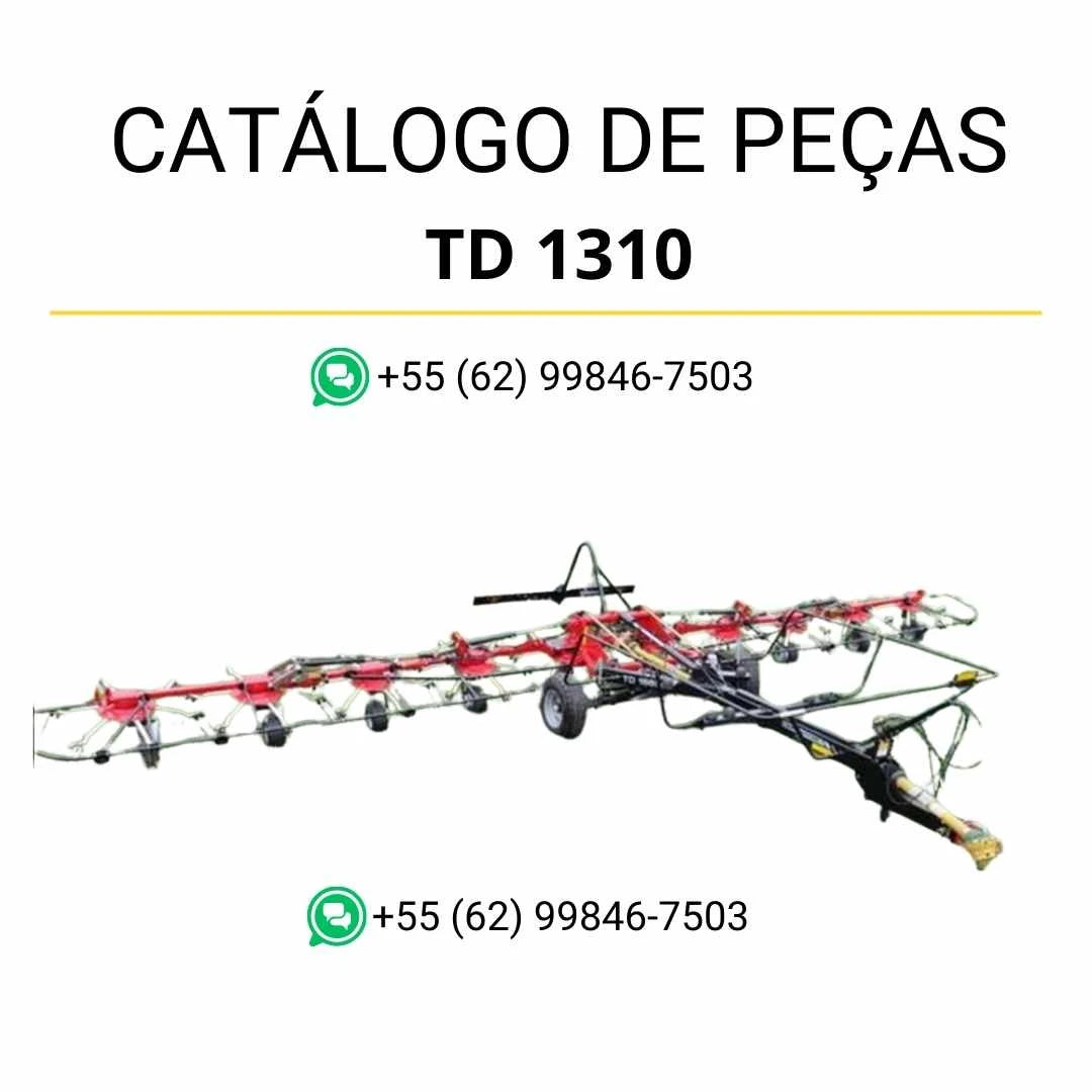 Catálogo de peças Massey Ferguson TD 1310 TR Hydro MF / FAT em PDF com diagramas técnicos e identificação detalhada dos componentes