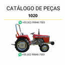 Catálogo de peças do trator Massey Ferguson 1020 em PDF, com ilustrações técnicas e identificação completa dos componentes originais.