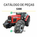 Catálogo de peças Massey Ferguson 5300 em PDF, com ilustrações técnicas e identificação completa de componentes para manutenção e reposição.