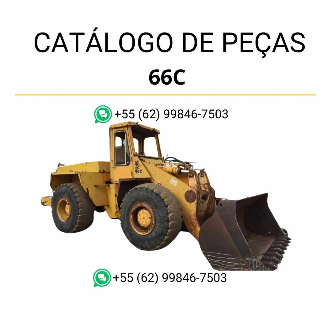 Catálogo de peças Massey Ferguson 66C Carregadeira em PDF, com ilustrações técnicas e identificação completa dos componentes.