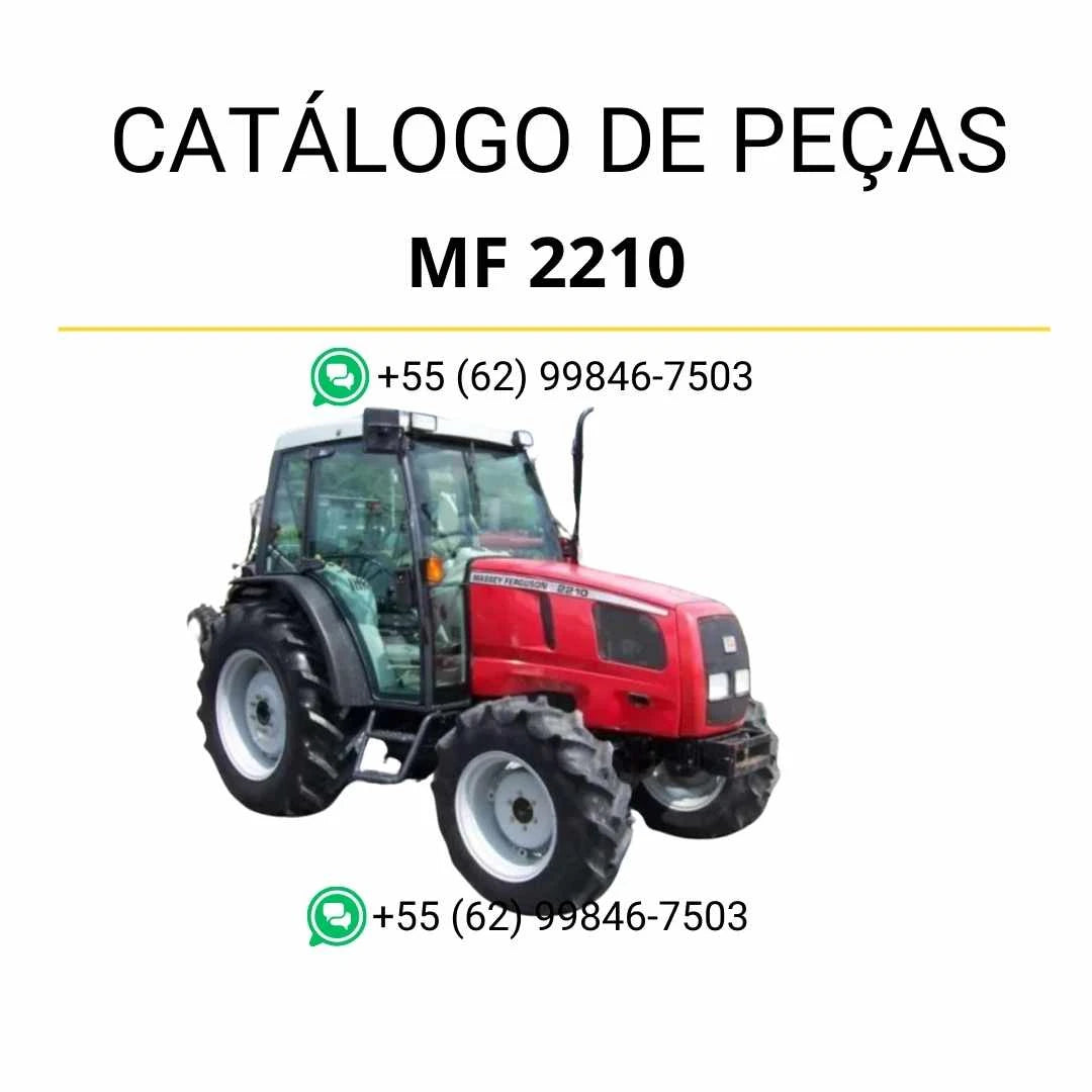 Catálogo de peças Massey Ferguson MF 2210 compacto em PDF com lista de componentes e diagramas técnicos completos
