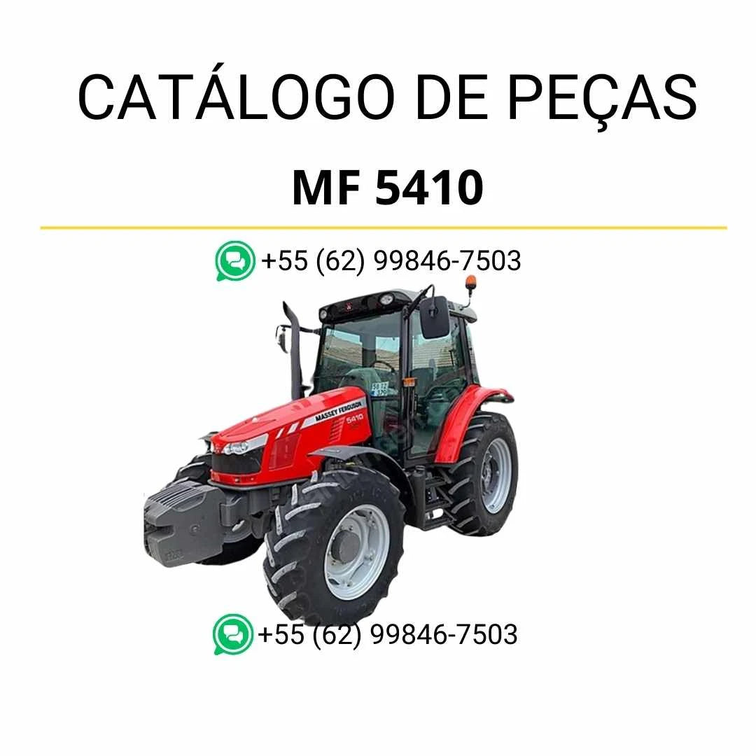 Catálogo de peças Massey Ferguson MF 5410 Tier 3 em PDF, com diagramas técnicos e identificação detalhada dos componentes do trator