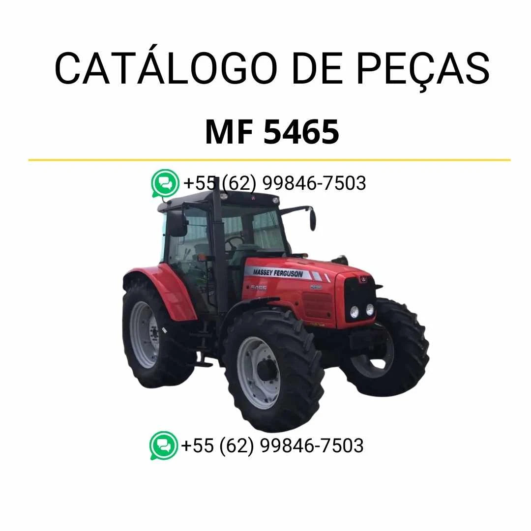 Catálogo de peças Massey Ferguson MF 5465 Tier 3 com motor Perkins em PDF, trazendo diagramas detalhados e identificação completa de componentes.