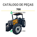 Catálogo de peças Valtra 700 em PDF — inclui diagramas técnicos detalhados, lista completa de componentes originais e instruções para manutenção do trator agrícola.