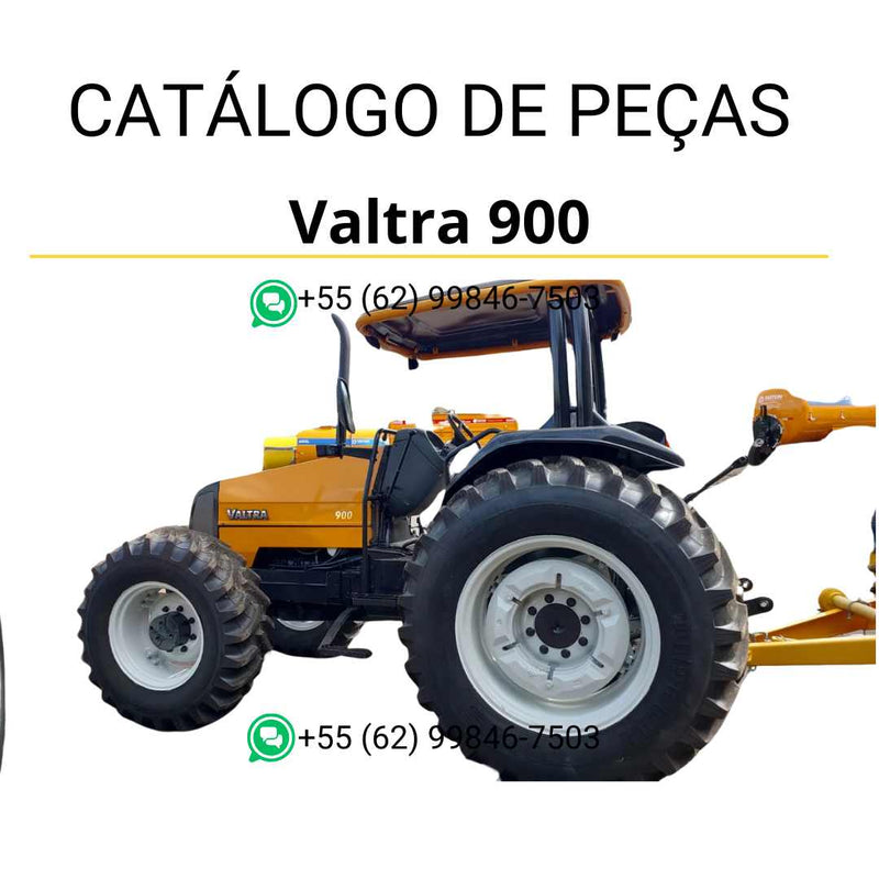Catálogo de peças Valtra 900 em PDF — reúne diagramas técnicos detalhados, códigos originais de componentes e instruções completas para manutenção do trator agrícola.