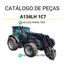 Catálogo de peças Valtra A134LH 1C7 (A4 Series) em PDF — contém diagramas técnicos completos, códigos originais e guia detalhado de componentes do trator.
