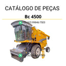 Catálogo de peças Valtra BC 4500 em PDF — inclui diagramas detalhados, códigos originais e lista completa de componentes da colheitadeira agrícola.
