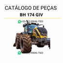 Catálogo de peças Valtra BH 174 GIV Tier 3 em PDF — contém diagramas técnicos detalhados, lista de componentes originais e códigos completos do trator agrícola.
