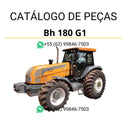 Catálogo de peças Valtra BH180 G1 em PDF — inclui diagramas técnicos detalhados, códigos originais e lista completa de componentes do trator para manutenção eficiente.