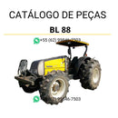 Catálogo de peças Valtra BL 88 em PDF — contém diagramas ilustrados, códigos originais e lista detalhada de componentes do trator agrícola Valtra.
