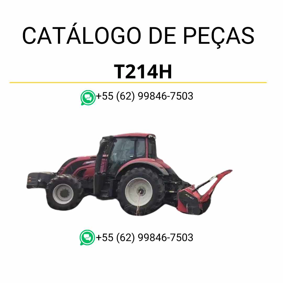 Catálogo de peças Valtra T214H T4 Series Trator em PDF — inclui ilustrações técnicas detalhadas, diagramas de montagem e lista completa de componentes originais para manutenção agrícola eficiente.
