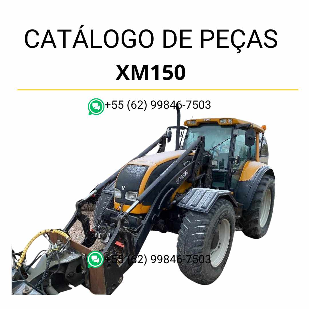 Catálogo de peças Valtra XM150 (série XM) Trator Fruteiro em PDF — inclui diagramas técnicos detalhados, vistas explodidas e lista completa de componentes originais para manutenção agrícola de precisão.