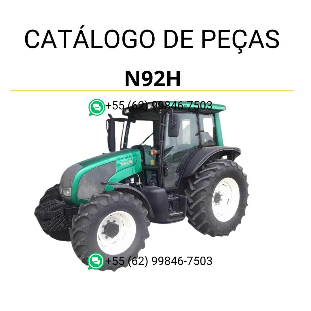 Catálogo de peças Valtra N93H3 da série N3 em PDF, com diagramas técnicos e identificação completa dos componentes originais do trator.