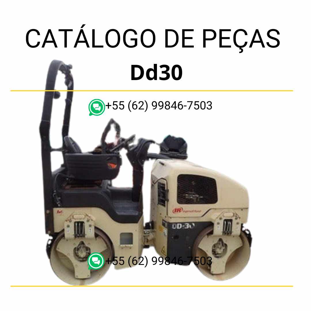 Manual em PDF com catálogo de peças Volvo DD30, idioma português, inclui diagramas, códigos e identificação completa de componentes
