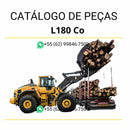 Catálogo de peças em PDF da carregadeira Volvo L180 CO BM, em português, com 960 páginas de diagramas e códigos