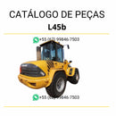 Catálogo de peças em PDF da carregadeira compacta sobre rodas Volvo L45B – conteúdo técnico em português com diagramas e códigos detalhados